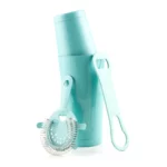 4 Piece Set With V-Rod® - Mint Blue Glitter