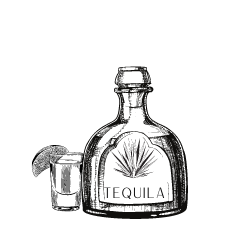 Graphic Of Tequila Bottle And Shottimeless Recipes For Every Occasion