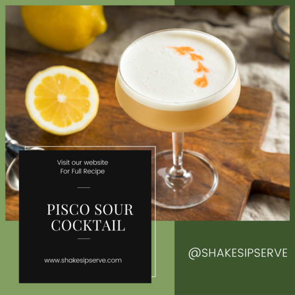Introduction To The Pisco Sour: A Timeless Classic