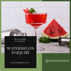 Summer Sensation: Crafting The Watermelon Daiquiri