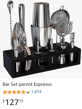 Bar Set Parent Espresso