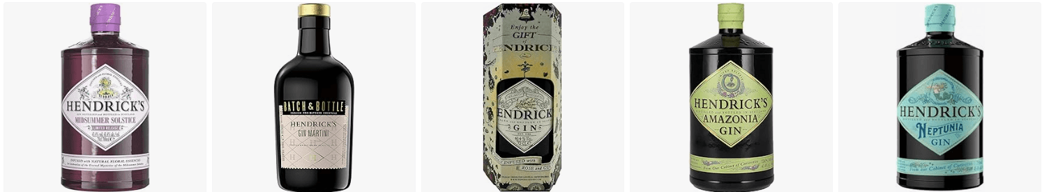 Hendricks Gin Range