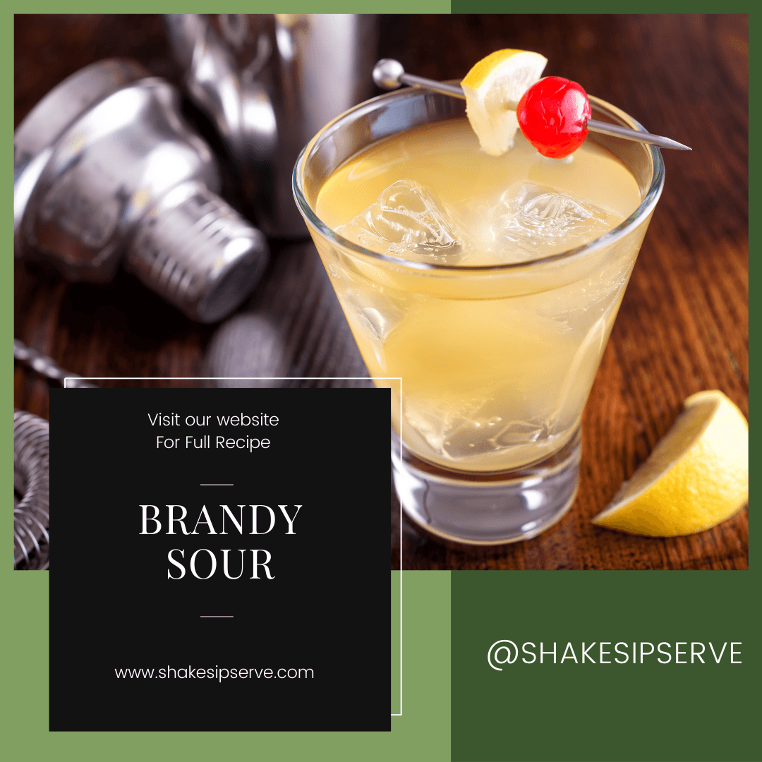 The Brandy Sour Cocktail