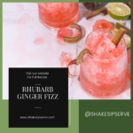 Rhubarb Ginger Fizz