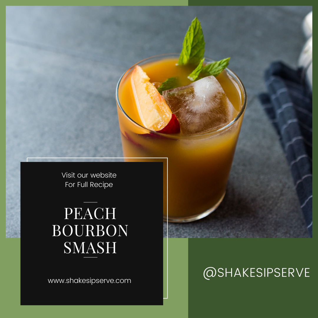 Peach Bourbon Smash