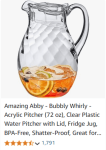 Acrylic Pitcher