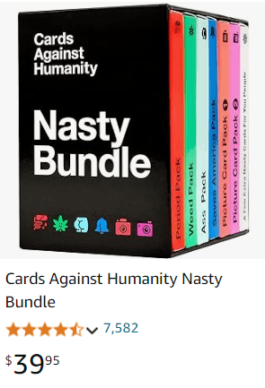 Cards Against Humanity Nasty Bundle