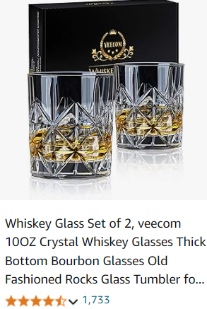 Whiskey Glassware