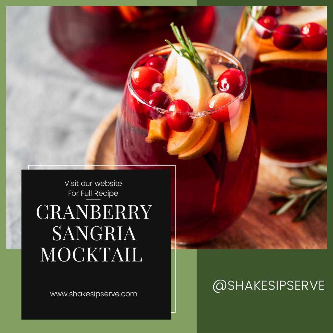 Cranberry Sangria Mocktail Recipe