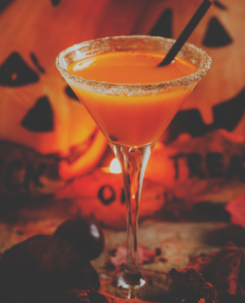 Pumpkin Juice Halloween Cocktail