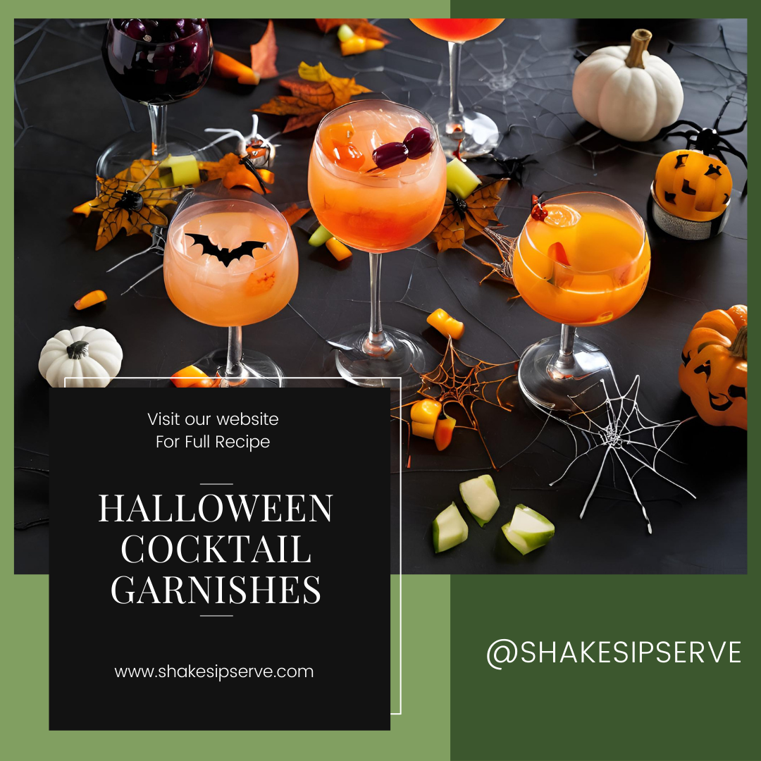 Halloween Cocktail Garnishes