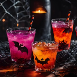 Luminescent Halloween Drinks