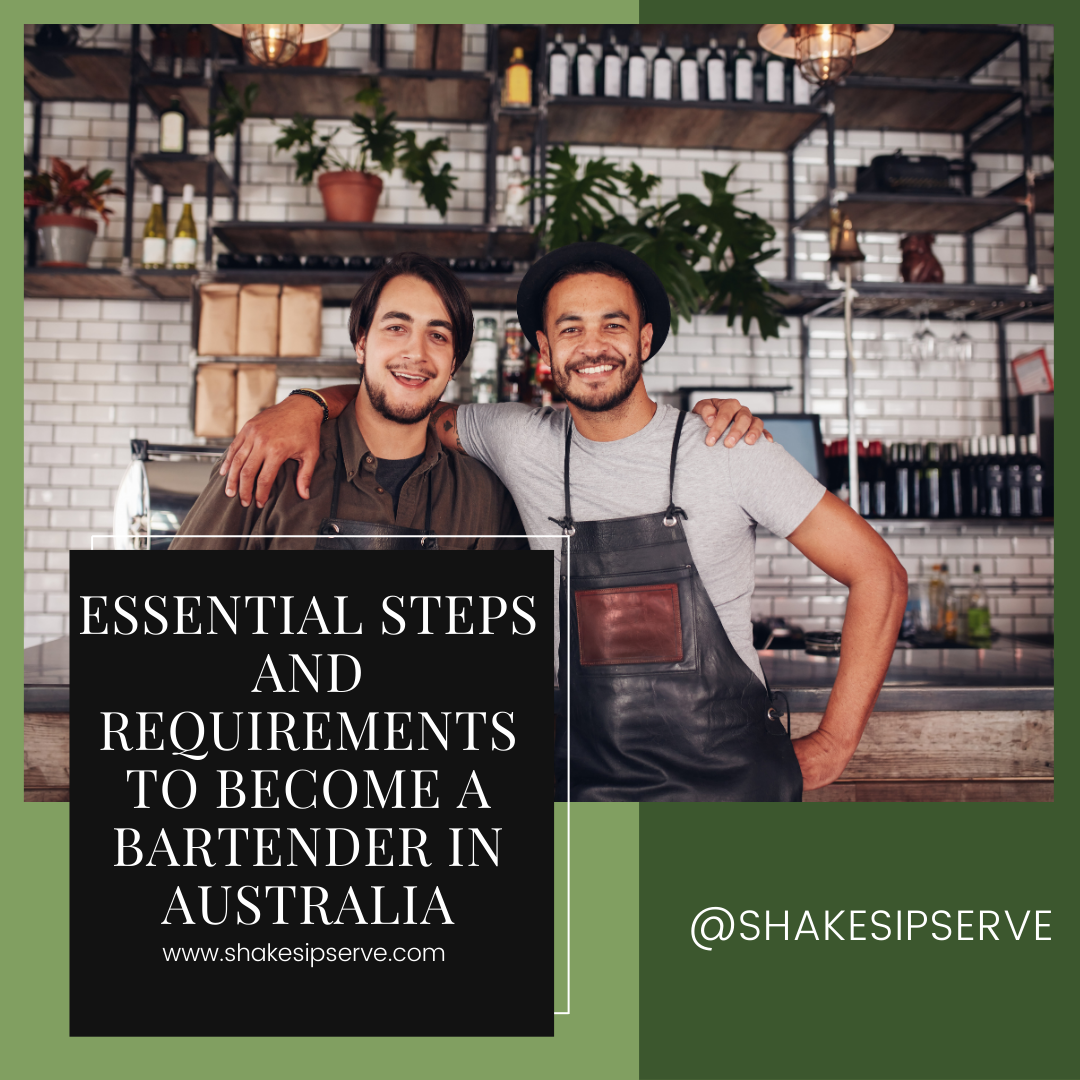 Bartender Requirements Australia