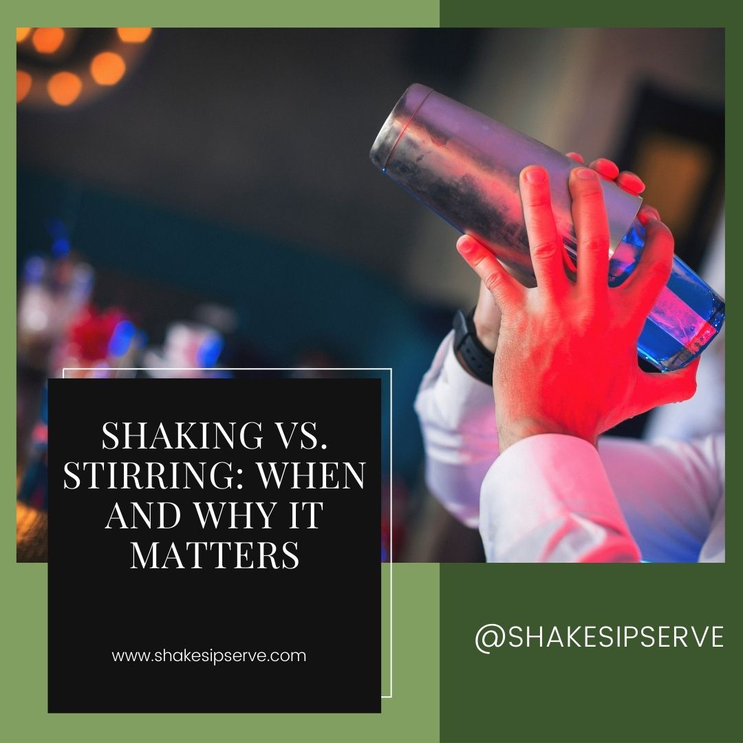 Shaking Vs Stirring