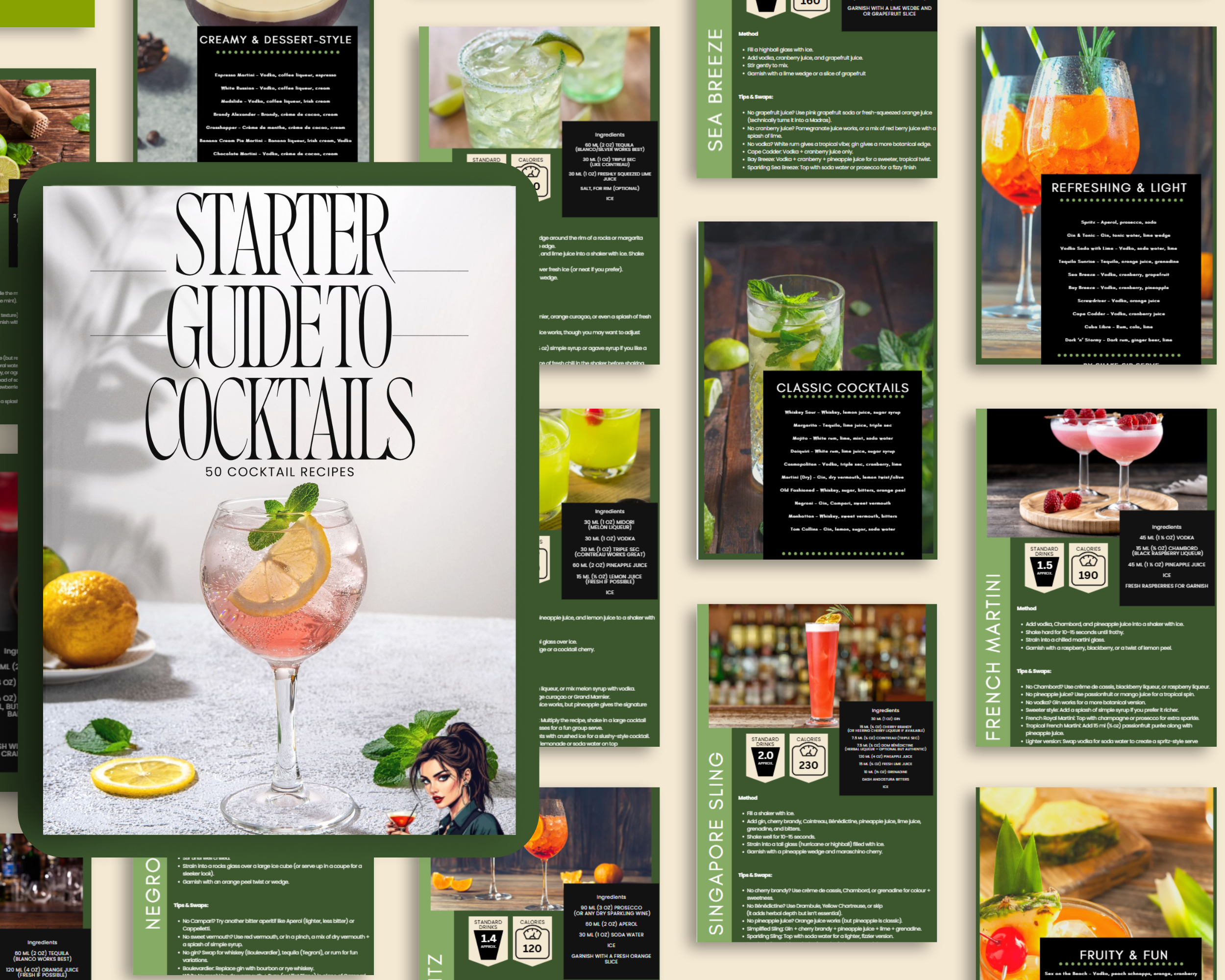 50 cocktail recipes