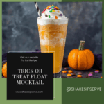 Trick Or Treat Float Mocktail: A Candy-Lover’s Halloween Drink