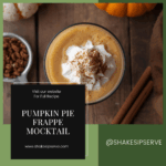 Pumpkin Pie Frappe Mocktail: A Creamy & Spiced Halloween Drink